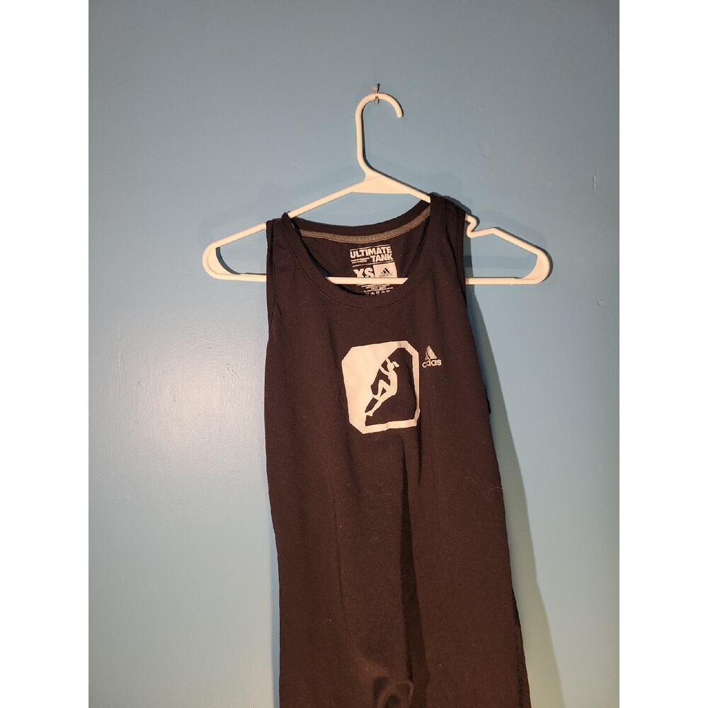 Adidas Climalite Womens Central Rock Gym Black Razorback Tank Top Size XS